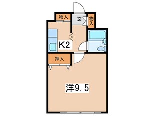 ロ－ヤルハイツ南８条の物件間取画像